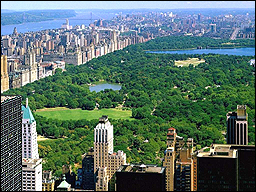 Central Park in New York City. The Dakota, John Lennon's home in America, is right off the park. Yoko Ono's tribute to her late husband, Strawberry Fields, is in an area of the park that she and John frequented.