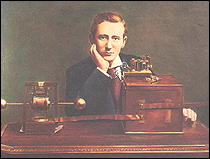 Marconi, inventor of the radio.