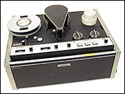 An early Ampex video recorder. In later decades everyone would have a home video recorder and DVD player.