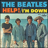 Picture sleeve for the Beatles hit song, Help!