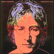 The cover of John Lennon's album, Menlove Ave.