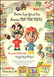 Mr. Potato Head brought hours of fun and creativity to the Baby Boom generation.