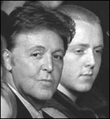 Paul McCartney with his son, James (right). He is the third of the McCartney children, with two older sisters, Mary and Stella.