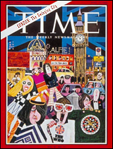 Time magazine has been covering major world events and trends throughout the 20th century. The Beatles appeared on its cover many times.