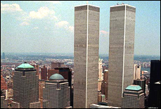 The World Trade Center. In 2001, the worst terrorist attack in US history would turn the twin towers into rubble.