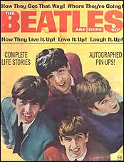 One of the dozens of Beatles magazines that were available during the days of Beatlemania in 1964. It was publications such as these along with the exciting, innovative sound of the Beatles music that made being a first-generation Beatle fan so much fun.