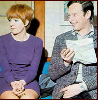 Cilla Black with her manager, Brian Epstein.