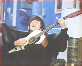 John Lennon sings You've Got To Hide Your Love Away in the Beatles' second film, Help!