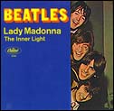 Picture sleeve for the Beatles' big hit, Lady Madonna.