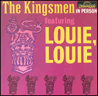 Picture sleeve for the controversial hit single, Louie Louie by The Kingsmen.