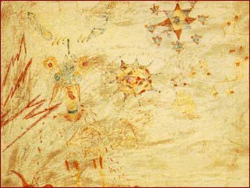 Lucy in the Sky with Diamonds by Julian Lennon. This is the drawing that young Julian showed to his father in 1967; this inspired one of the most psychedelic songs of the 60s.