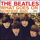 Picture sleeve for The Beatles single, Nowhere Man.