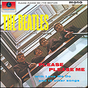 The Beatles' Please Please Me LP; this was the band's first album released in the UK in 1963.