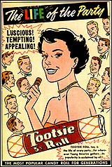 The Tootsie Roll...a Baby Boomer favorite.