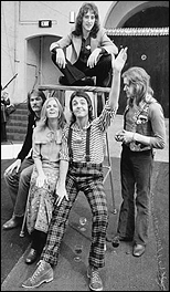 Paul McCartney and Wings, circa 1972.
