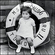 Yoko Ono at an early age. Ono was almost eight years older than her second husband, John Lennon, who she married in March of 1969.