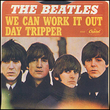 The US picture sleeve for the Beatles single, We Can Work It Out and Day Tripper.