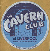 A vintage decal from The Cavern Club, Liverpool, England.