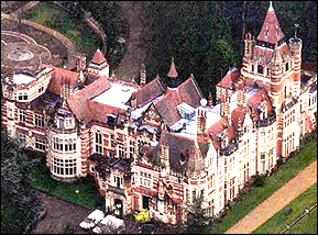 The Friar Park mansion which was the home of George Harrison from the late 60s until his death.