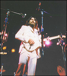 George Harrison performing at the Concert for Bangladesh.