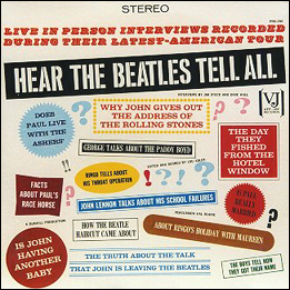 Vintage LP, Hear The Beatles Tell All, now a collectors item.