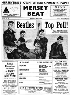 A Merseybeat cover featuring The Beatles as Poll Winners.