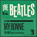 The Beatles recorded My Bonnie with Tony Sheridan while they were playing at the Star Club in Hamburg, Germany. It was their first chance at professional recording. The single was released throughout the world once Beatlemania took hold in 1964.
