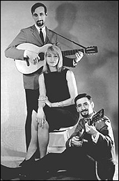 Folk trio, Peter, Paul and Mary.