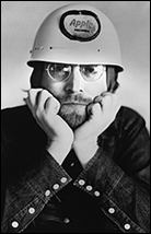 John Lennon in his Power To The People hardhat.