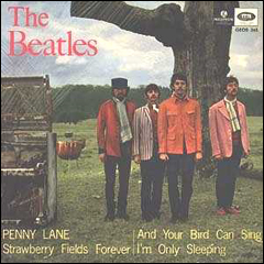 The Beatles EP Penny Lane and Strawberry Fields Forever.