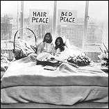 John Lennon and Yoko Ono's Bed-In For Peace at the Amsterdam Hilton.