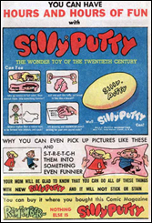 Silly Putty was a popular toy in the 1950s.