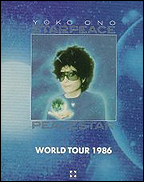 Poster from Yoko Ono's 1986 world tour.