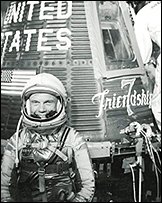 John Glenn, the first man to orbit the Earth.