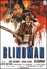 Poster for the move, Blindman, starring Ringo Starr.