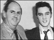 Colonel Tom Parker and Elvis Presley.