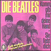 German language Beatles single, Komm Gib Mir Deine Hand (I Want to Hold Your Hand).