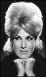 Dusty Springfield was known for her extra-bouffant hairdos during the Swinging Sixties.
