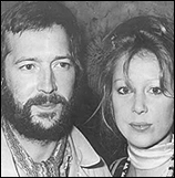 Eric Clapton and Pattie Boyd. The love-triangle of the 70s: Good friend of George Harrison, Eric Clapton, falls in love with his George's wife, Pattie. He finally wins her, but he and George remain friends.