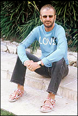 Former Beatle, Ringo Starr in the late 1990s.
